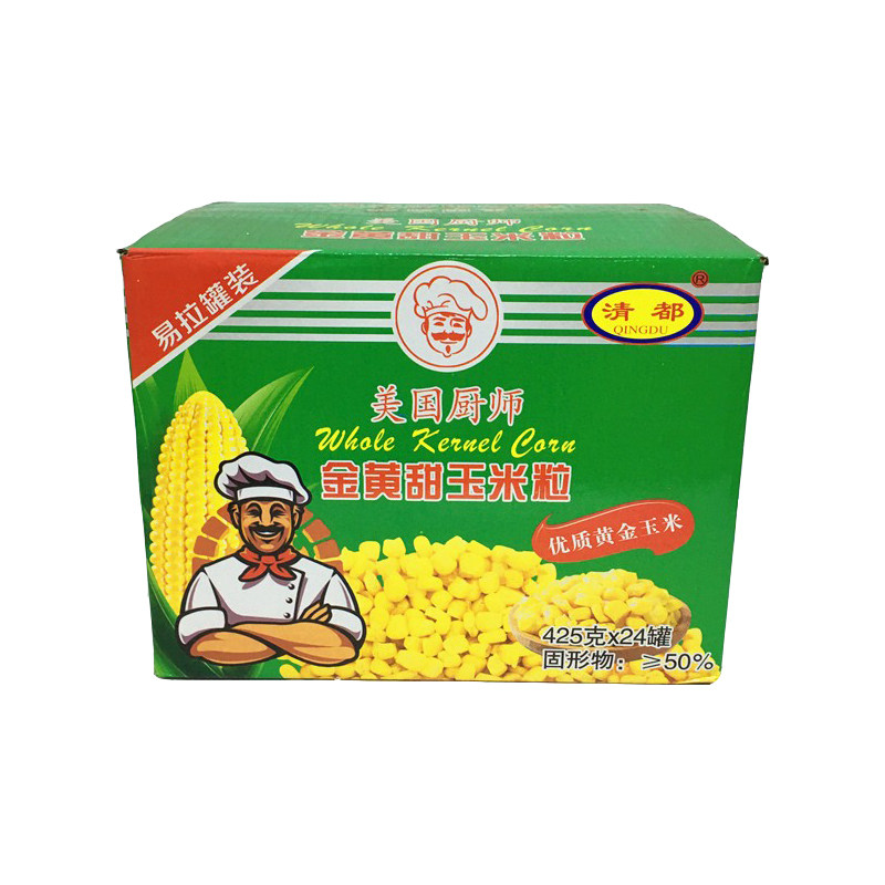 清都美国厨师甜玉米粒整箱原料