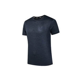 中国乔丹短袖t恤男2025夏季新款健身羽毛球运动休闲速干短t男上衣