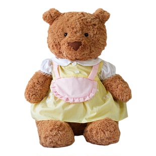 梦童话45CM小兔连衣礼裙娃衣可爱毛绒玩偶玩具公仔娃娃衣服礼物