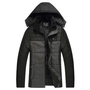 断码秋冬季棉衣外套爸爸装棉袄中老年加厚大码老人棉服男款休闲服