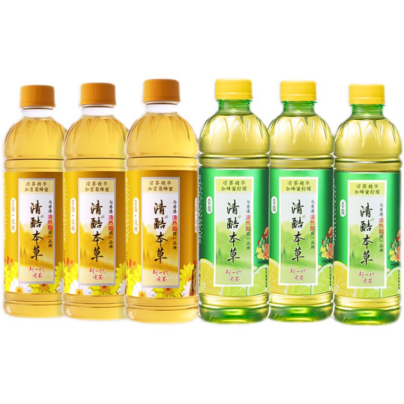 清酷凉茶本草植物饮料350ml*6瓶
