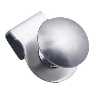 玻璃柜门小拉手夹免开孔不锈钢拉手展示酒柜玻璃门把手配件免打孔