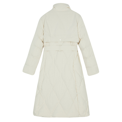 谜底长款羽绒服女2023冬新款时尚立领收腰气质鸭绒保暖239MY7310