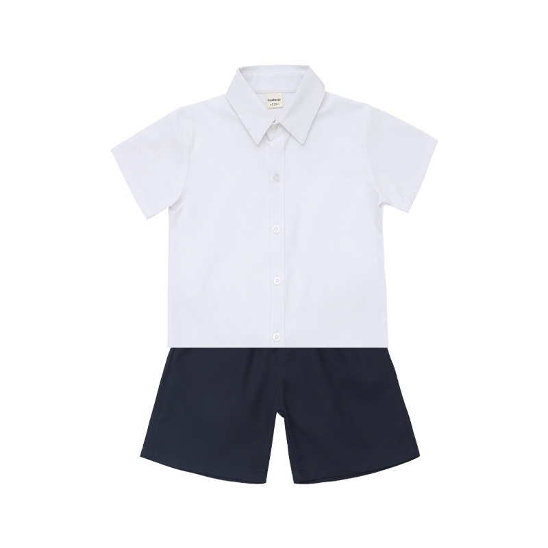 幼儿园园服夏季新款英伦风小学生校服套装纯棉短袖连衣裙儿童班服