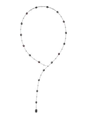 PEARLONA危险花园黑灰满天星巴洛克珍珠毛衣链项链刘忻马嘉祺同款