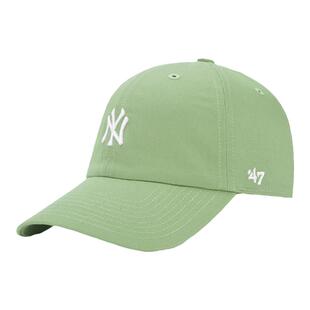 47brand 绿色帽子女显脸小春夏ny遮阳帽软顶la鸭舌帽男mlb棒球帽