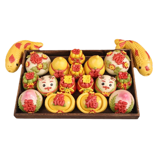盖盖有口福非遗传统手工胶东花饽饽马年花馍面点面食馒头年货礼盒