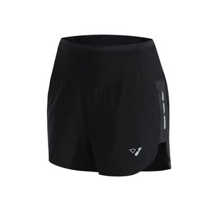 专业马拉松跑步短裤男士三分裤田径运动短裤假两件可放手机速干夏