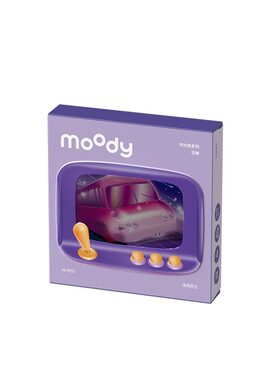 moody日抛美瞳10片时光机系列棕色自然大小直径通勤彩色隐形眼镜