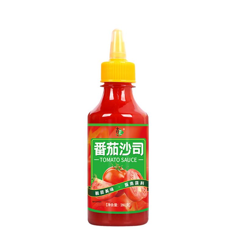 吉匠番茄沙拉黑胡椒酱挤压瓶装
