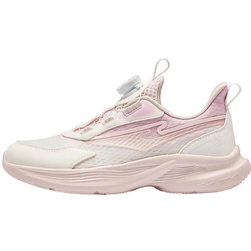 流光E彩|鸿星尔克童鞋儿童运动鞋夏季女童网面透气旋钮扣跑步鞋