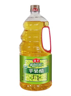 海天苹果醋1.9L升家用商用大瓶凉拌沙拉水果醋非饮料果醋调料整箱