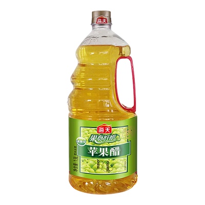 海天苹果醋1.9L升家用商用大瓶凉拌沙拉水果醋非饮料果醋调料整箱