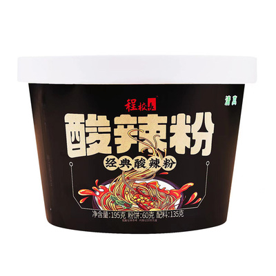 程校长9包料酸辣粉桶装