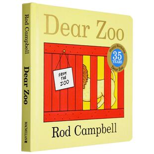 Dear Zoo 亲爱的动物园 纸板书 儿童机关操作活动立体翻翻书 0-1-3岁 低幼宝宝启蒙英语进口读物 吴敏兰书单 赠音频 英文原版绘本