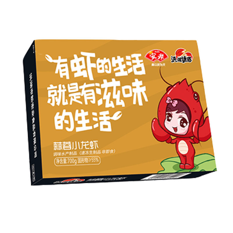 安井小龙虾洪湖诱惑蒜蓉加热即食