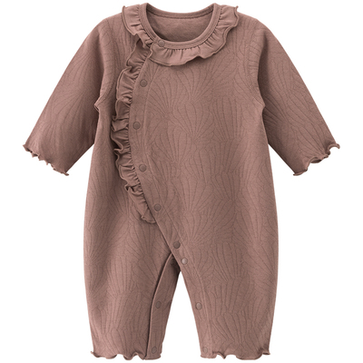 婴儿宝宝春秋季连体衣服套装裤子