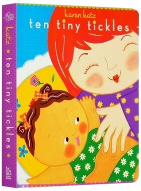 10个挠痒痒 数字书 英文原版绘本 Ten Tiny Tickles 卡伦卡茨 Karen Katz 纸板翻翻书 儿童英语启蒙图画故事书 英文版进口原版书籍