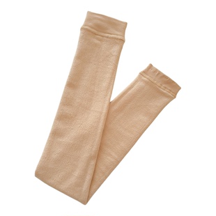 加长九分长筒袜女士秋冬加绒护膝高筒袜套防滑保暖大腿根袜子加厚