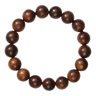 黑花梨手串12木质佛珠文玩单圈男女情侣手链饰品绕指柔非洲檀香木