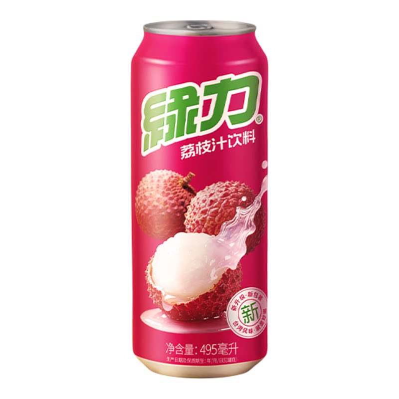 绿力荔枝汁清爽解腻口感好