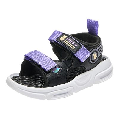 夏季露指休闲女童魔术贴凉鞋