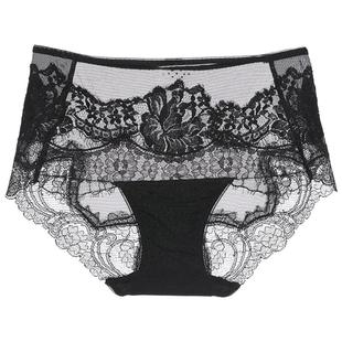 LACLOVER性感轻奢约会蕾丝中腰平角内裤秘密恋歌LC23DP1
