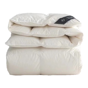 98白鹅绒被5A级大朵东北白鹅绒超95白鹅绒纯棉加厚保暖羽绒冬被