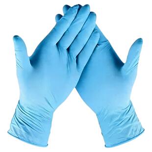 化学实验一次性丁晴手套加长耐用防刺割胶皮手套男士工作防护手套