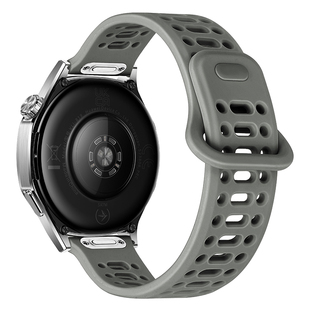 CLOUDHIS新款适用华为GT5手表表带gt4表多孔透气硅胶gt6表带watch3pro运动透气高级感春夏季腕带男女腕带GT2