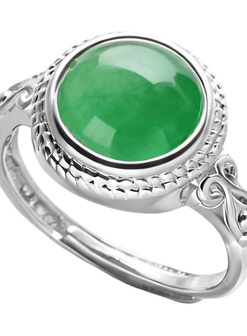 戒指空托铜镶嵌翡翠玉石松石戒托