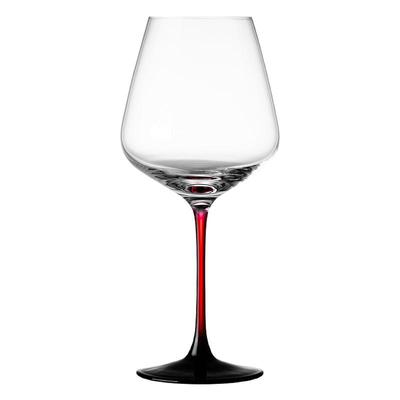 轻奢高档黑领结红酒杯套装家用