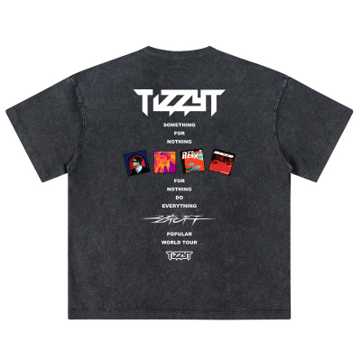 tizzyt流行演唱会周边t恤衣服