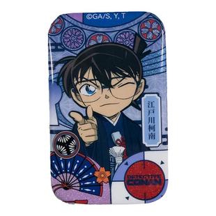 官谷正版名侦探柯南光影碎片毛利兰柯南怪盗基德服部镭射吧唧徽章