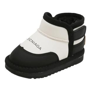 男童大棉鞋冬季2025新款儿童保暖冬鞋小童女孩宝宝加绒加厚雪地靴