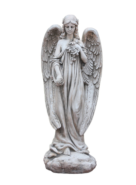 欧式风小天使橱窗复古人物雕塑