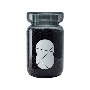 痣birthmark内丘储存罐玻璃豆罐密封茶叶罐高矮两款可选