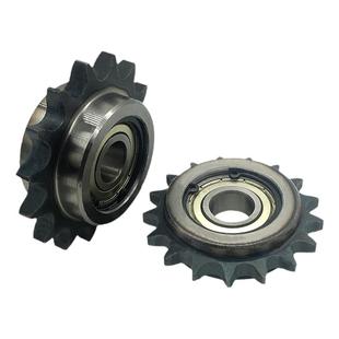 5分10A惰轮两边凸台涨紧轮/惰链轮12/13/15/17齿单轴承双轴承卡簧