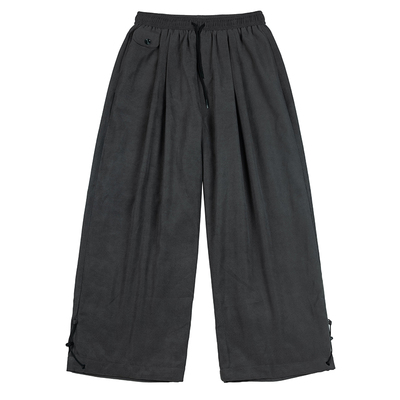 垂感长裤休闲裤束脚日系复古