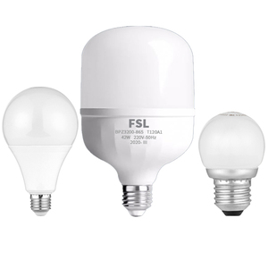 FSL佛山照明led灯泡螺口e27节能护眼家用超亮白炽E14螺旋电球泡5W