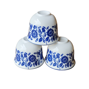 老式50毫升青花瓷酒盅烈酒杯白酒杯陶瓷小酒杯家用小号酒盅烈酒杯