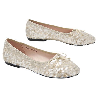 MESSRSDING珠光平底鞋经典百搭