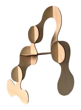 艺术摆件木片ins风摆件ins风