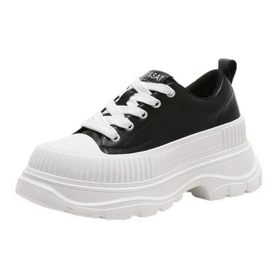 星期六时尚百搭厚底增高休闲鞋女