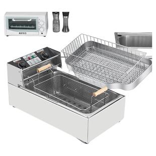 莱造电炸炉商用款控温摆摊油炸锅炸串锅油条机炸薯条机油炸炉机器