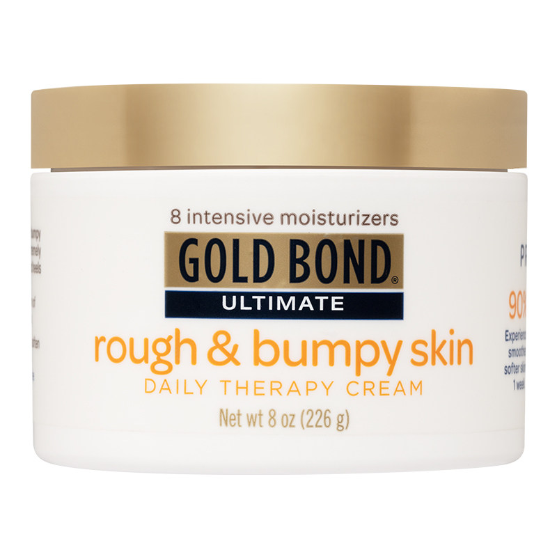 GoldBond10%果酸焕亮身体乳女磨砂改善鸡皮角质白夏无香疙瘩226g