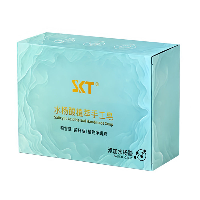 水杨酸植萃手工皂控油蓝宝石透明
