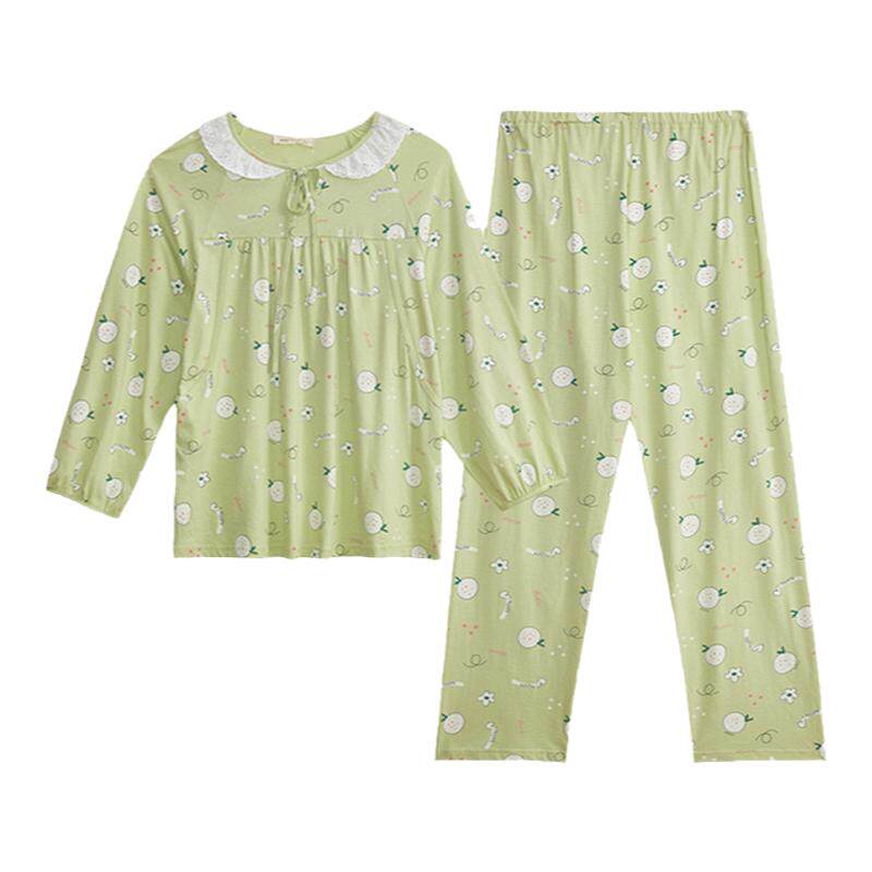 快乐屋蕾丝家居服套装月子服