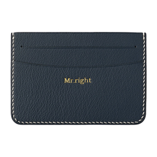 法羊皮三卡位卡包男女薄款高级证件卡片包真皮卡夹府南河手工定制