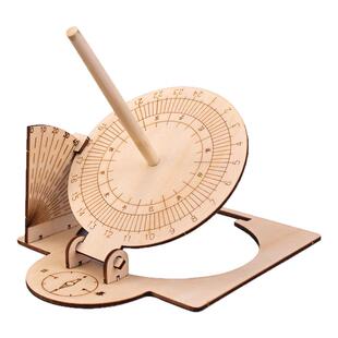 diy科技小制作日晷手工材料计时仪器科学实验手工拼装小学生玩具